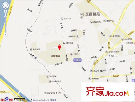 華能小區(qū)交通圖