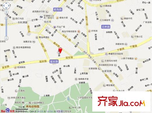 東山路社區(qū)交通圖