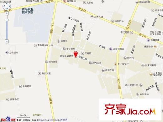 齊潤金灘花園交通圖