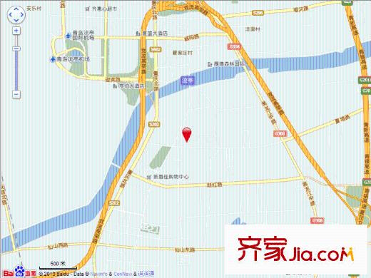 青島正商紅河谷交通圖