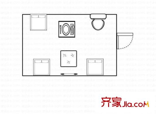 寶灣花園 3室 戶型圖