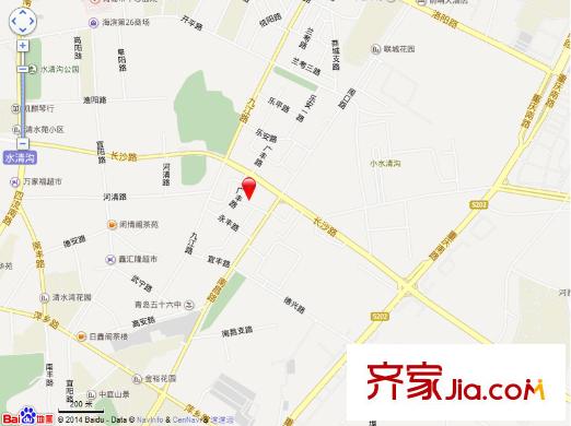 水清溝小區(qū)交通圖