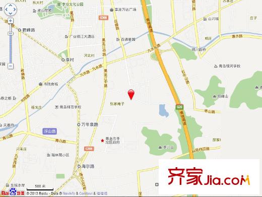 魯信南海花園交通圖