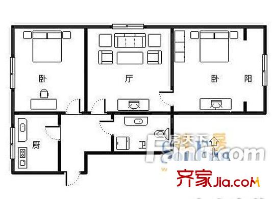 魯澤花園戶型圖13 