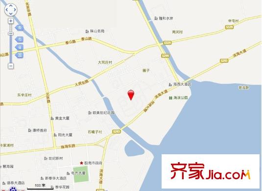 濱海新村交通圖