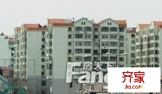 天帝山城外景圖 