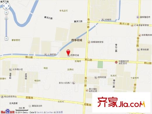 萬(wàn)科四季花城交通圖
