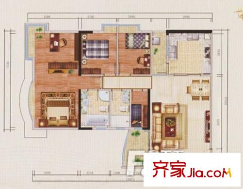 信特景瑞名都 戶型圖