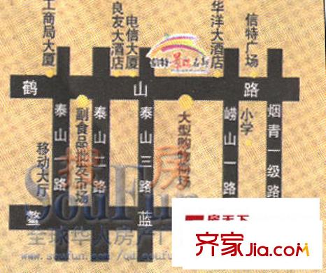 信特景瑞名都交通圖