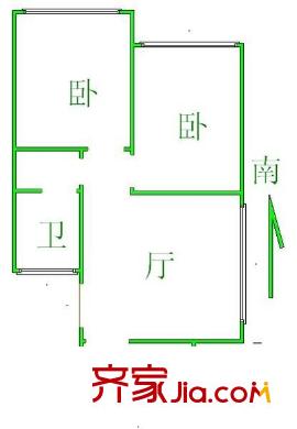 和平花園 4室 戶型圖