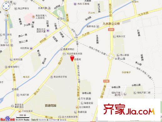 鵬飛花園(李滄)交通圖