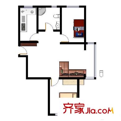 海爾京峰雅居 戶型圖
