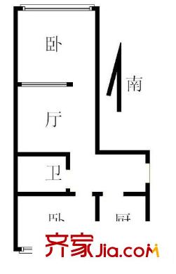 天賜良園 2室 戶型圖