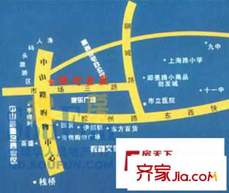 銀河金星交通圖