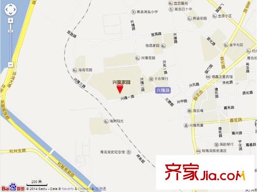 隆盛家園交通圖