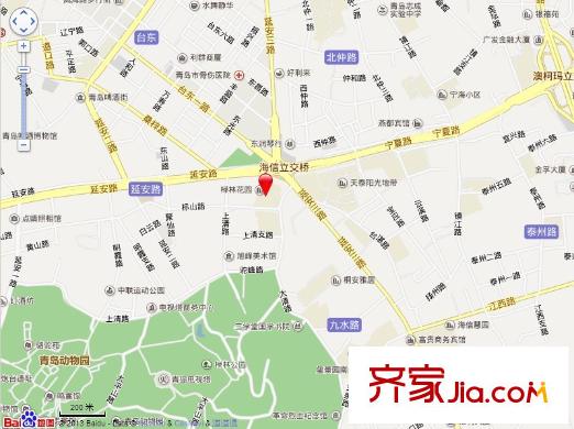 櫸林花園交通圖