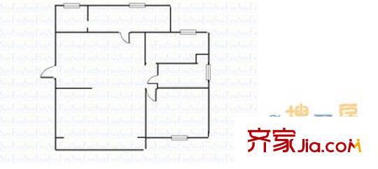 鴻泰雅園 2室 戶型圖