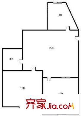 埕口路小區(qū)戶型圖2室戶型圖 2室1廳1衛(wèi)1廚