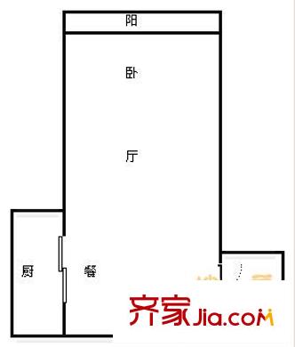 隆基家源戶型圖隆基家園 1室 戶型圖 1室1廳1衛(wèi)1廚