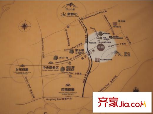 盛世美邦交通圖