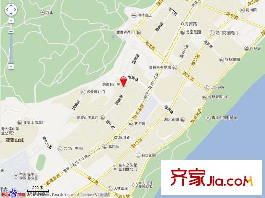 碧佛林山莊交通圖