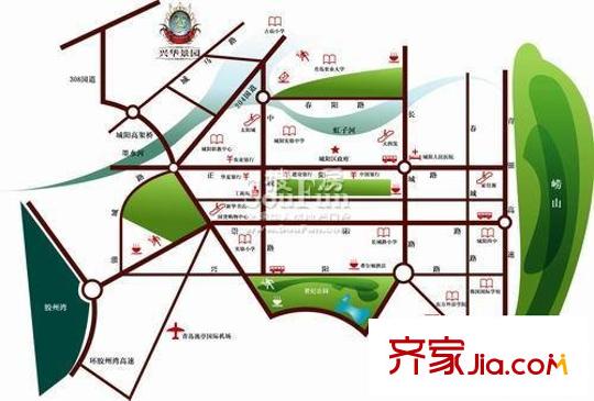 興華景園交通圖