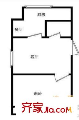 福北小區(qū)戶型圖1室戶型圖 1室1廳1衛(wèi)1廚