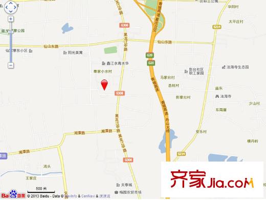 鑫江拉菲莊園交通圖