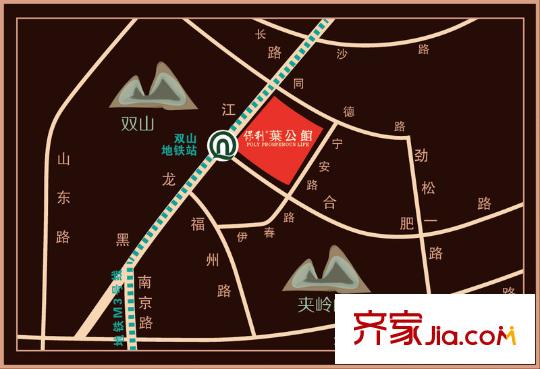 保利葉公館電子區(qū)位圖