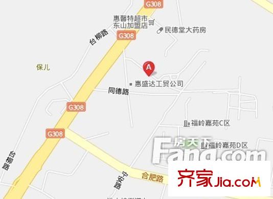夾嶺溝小區(qū)交通圖 