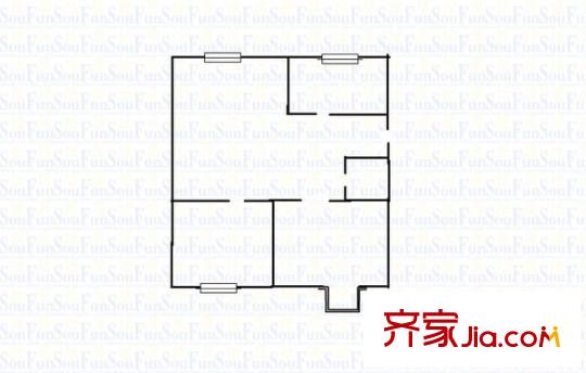 海韻苑 2室 戶型圖