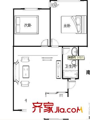 海韻苑 2室 戶型圖