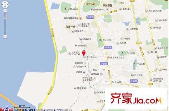 青島海怡新城交通圖