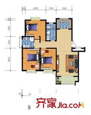 又一居戶型圖戶型11 