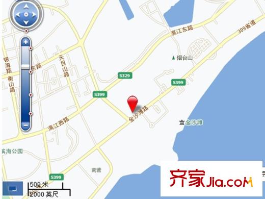 環(huán)海君和花園交通圖