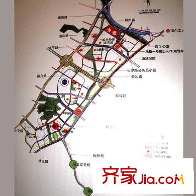 魯岳夢(mèng)境江南交通圖交通及周邊