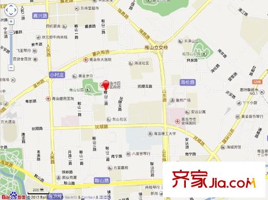 鞍山二路小區(qū)交通圖