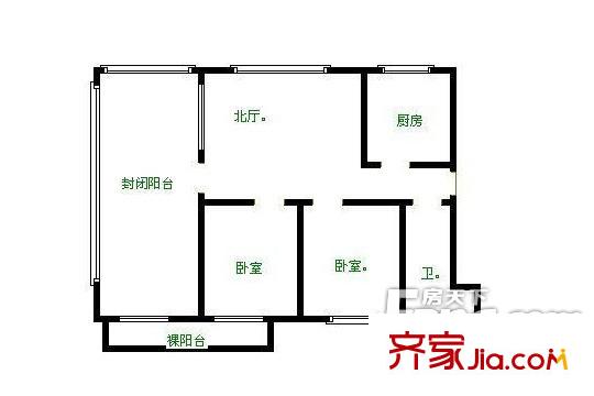 偉業(yè)花園 戶型圖