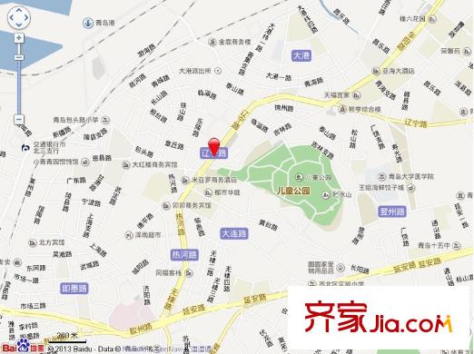 遼寧路小區(qū)交通圖