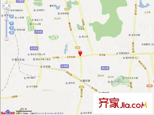 藍(lán)山灣三期I派交通圖