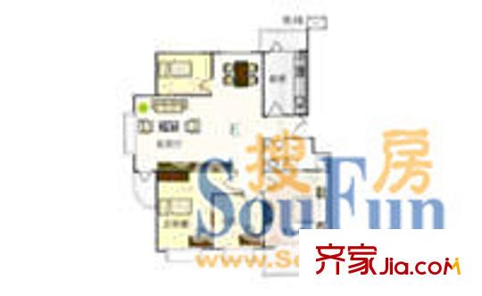 麗景苑戶型圖戶型2 
