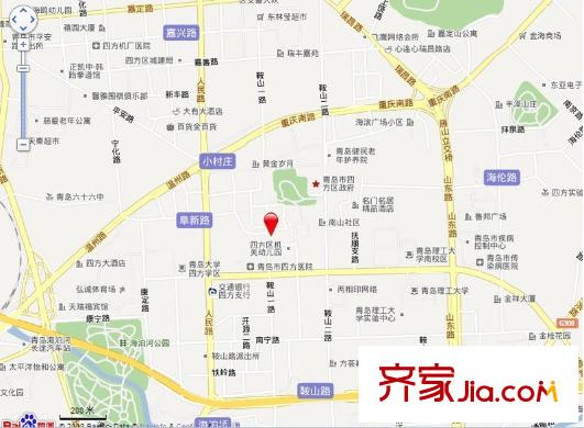 南山新村交通圖
