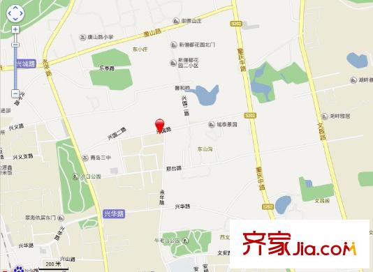 興國(guó)路小區(qū)交通圖