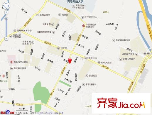 商城路社區(qū)交通圖