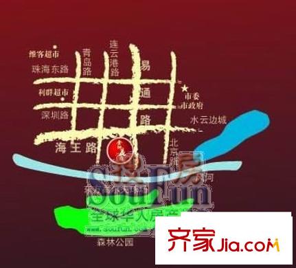 金地花園交通圖二期