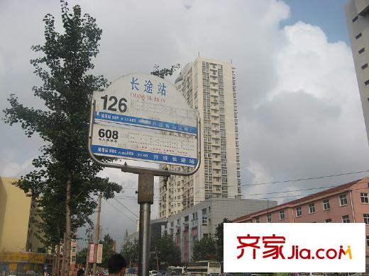 萬和家園配套圖周邊配套：長途汽車站站牌