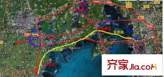 緹香郡交通圖