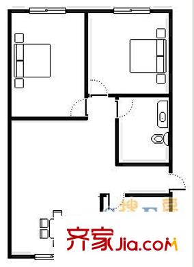 香?；▓@2室 戶型圖