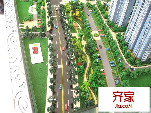 中冶愛彼岸外景圖沙盤