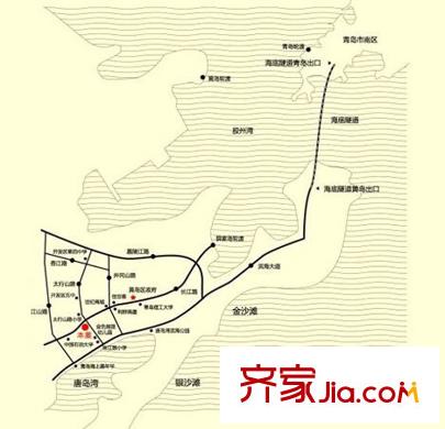 海怡灣畔交通圖